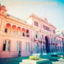 Upbeat Instrumental Music - Warm Jazz Duo - Background for Working Remotely