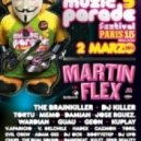 Martin Flex / PuRe SX - Music Parade Festival - Club Paris 15, Malaga, Spain - 02/03/2013