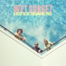 Wet Sunset - A Deep Blue Swimming Pool