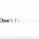 Osc Project - Don't Forget Me