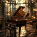 Coffee Piano & Office Background Music Playlists & Night Focus Music - Cognitive Piano Harmony Echoes ()