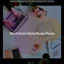 Work from Home Music Radio - Backdrop for Virtual Classes