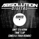 Unit 13 & KRM - Time\'s Up (Onex & Trax Remix)