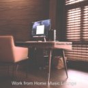 Work from Home Music Lounge - Backdrop for Virtual Classes - Smooth Electric Guitar
