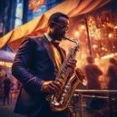 Salón bar de jazz de Nueva York & Barra de jazz con piano & Arte Jazz - Noches De Groove En La Ciudad ()